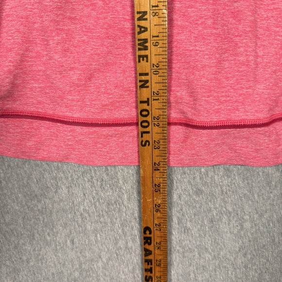 Lululemon Womens Pink Long Sleeve Athletic Top Size 4 Performance Gym Thumb Hole - Picture 7 of 8